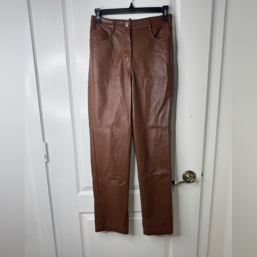 Aritzia Wilfred Melina Vegan Faux Leather Pant